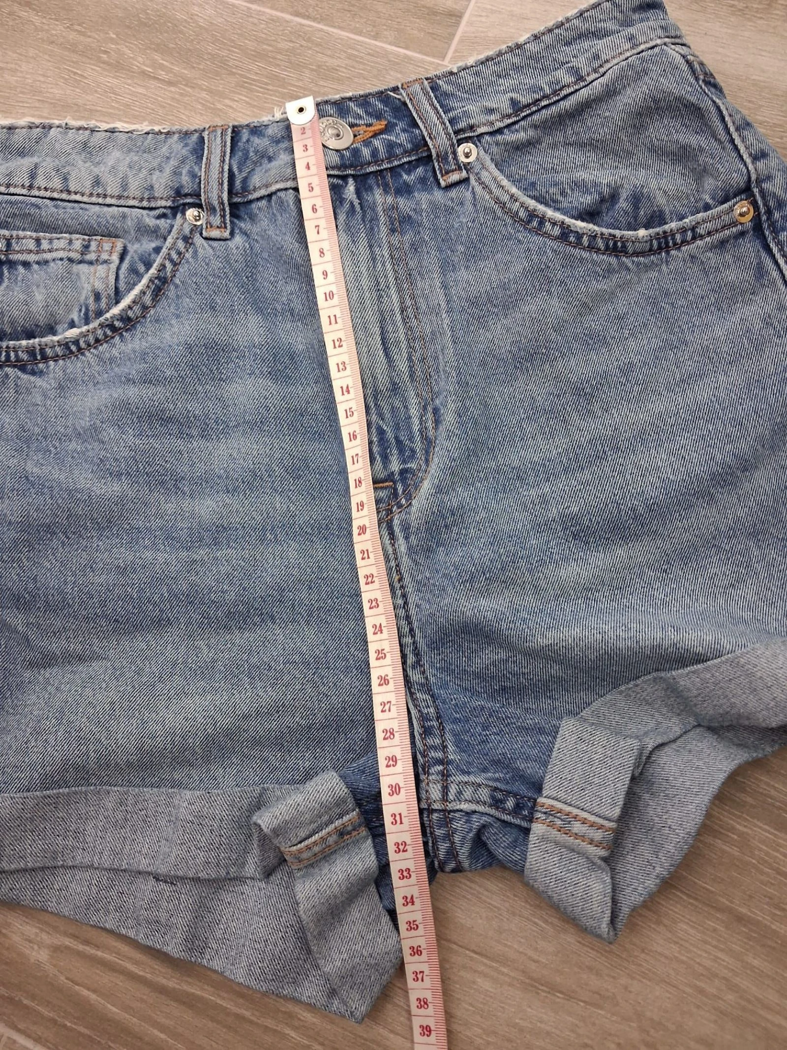 Shorts vaqueros H&M Divided tiro alto talla 34 – photo 12